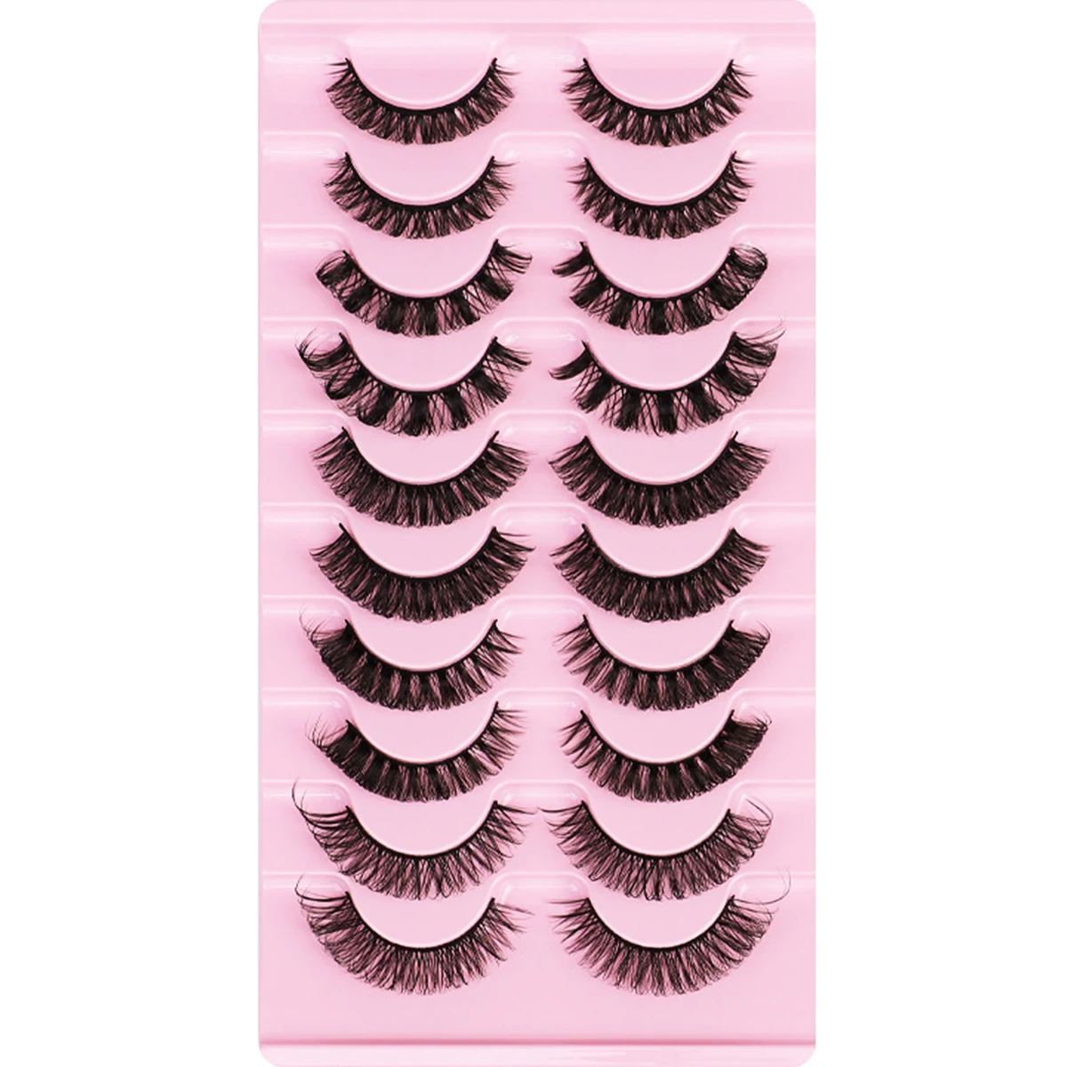 10 par rzęs sztucznych Russian Curl Volume, narzędzia do makijażu