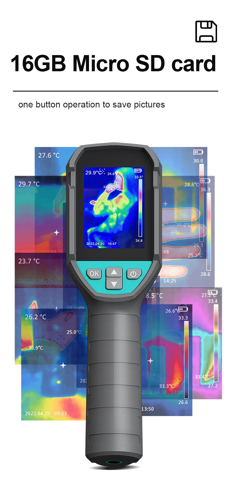 25Hz Infrared Thermal Imager Camera High-Definition HD Handheld