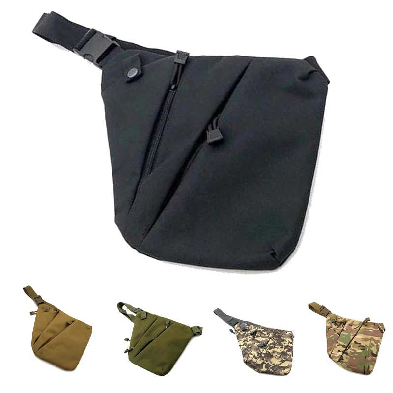 Men Anti-Theft Underarm Shoulder Bag Phone Key Card Pack Tactical Pistol Gun Holster Left / Right Shoulder Chest Bag