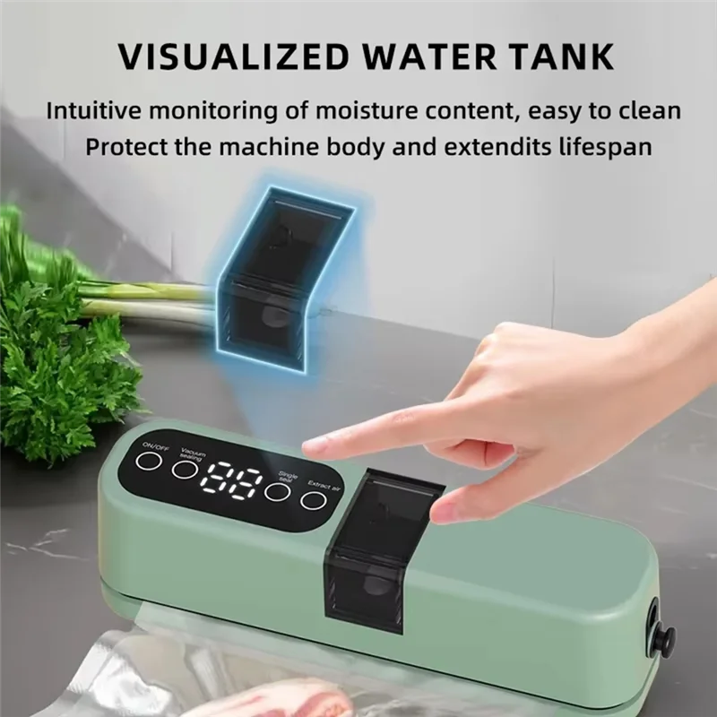 A15Q-Mini Wireless Automatic Vacuum Sealer Portable Home Use Small Food Packaging Plastic Sealer Machine