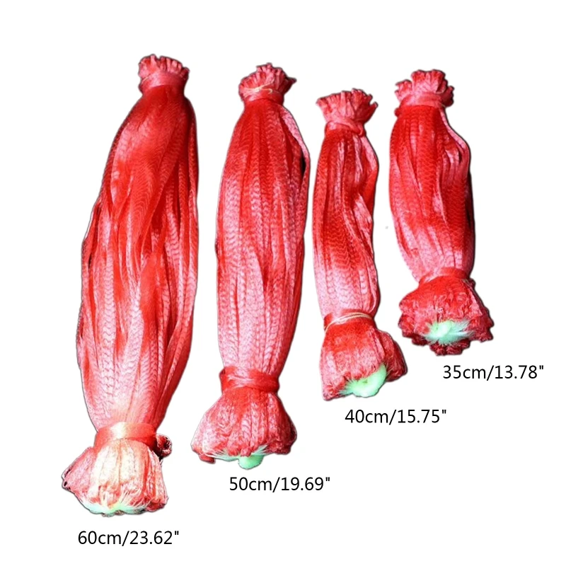 100pcs Watermelon Hammock Durable Heavy Duty Hanging Mesh Bag for Garden Fruits Vegetables Melon Net with Drawstring