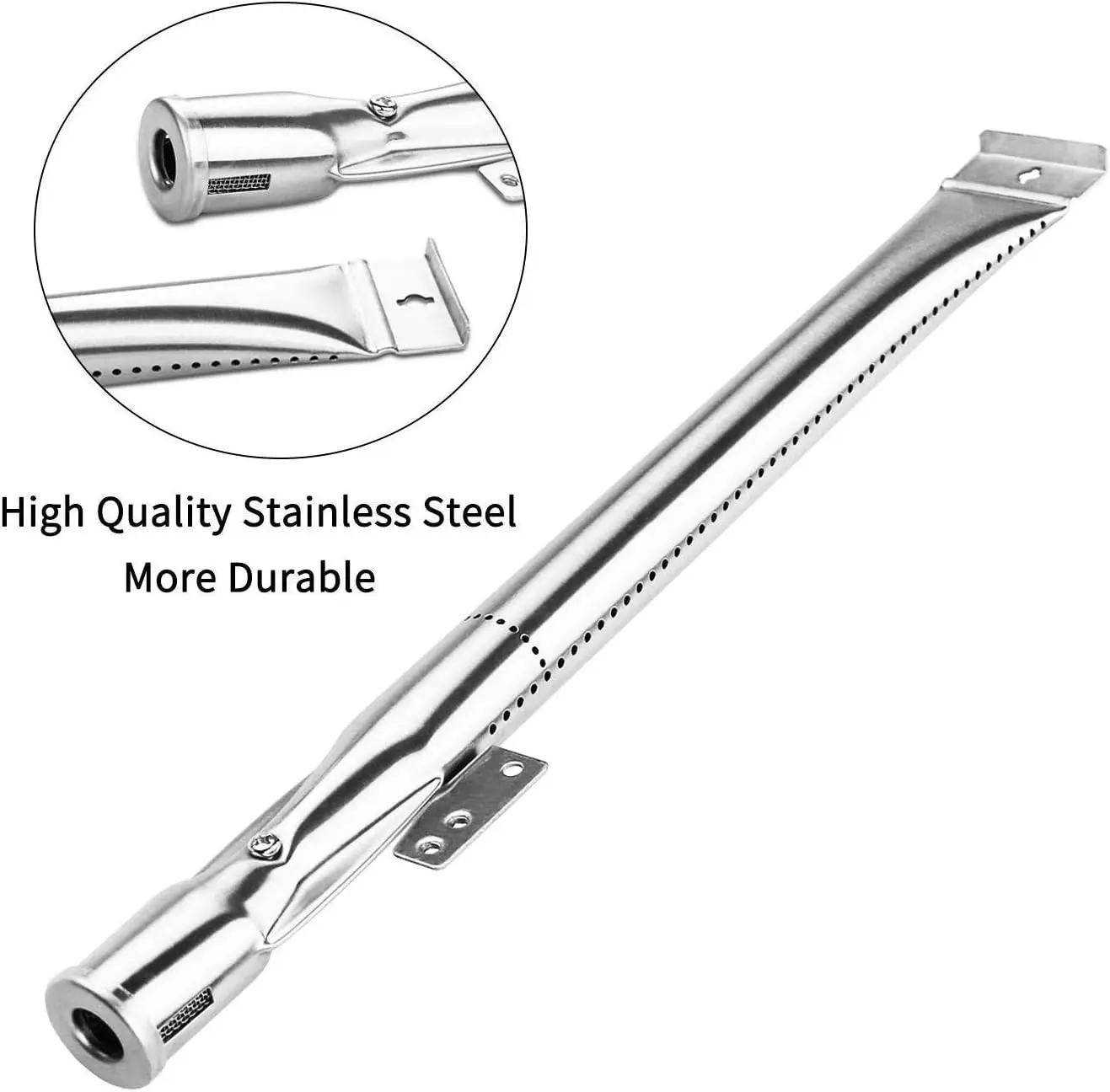 1 Tubo de Repuesto para Quemador de Parrilla de Acero Inoxidable para Modelos Nexgrill 720-0830H 720-0783E 720-0830A, Tubo de Quemador para Parrilla de Gas