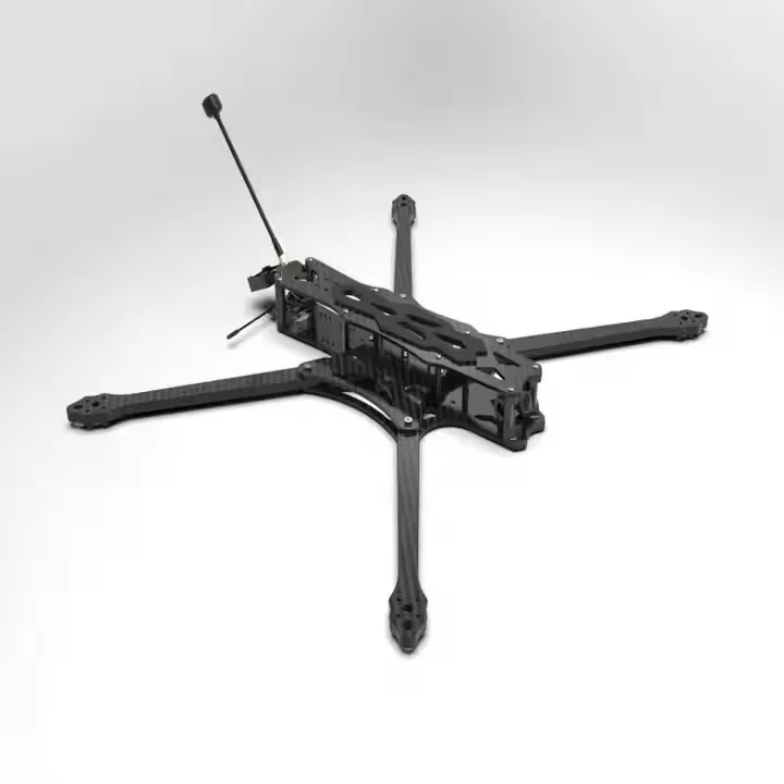 Foxeer Aura Split 13-Inch Carbon Fiber FPV Drone Frame 16-Min Flight Time, Heavy-Duty Quadcopter Frame For Aerial Performance