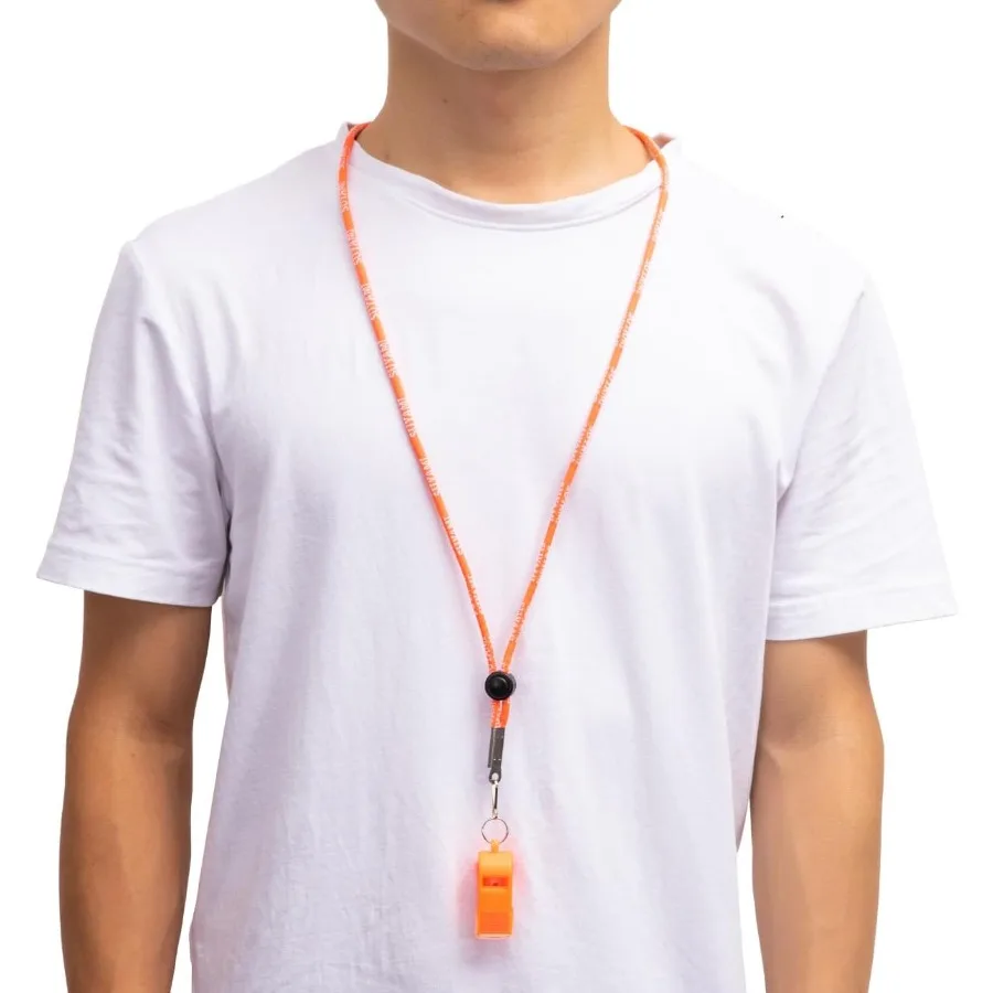 코치, 심판 및 공식 심판을 위한 끈이 달린 스포츠 호루라기