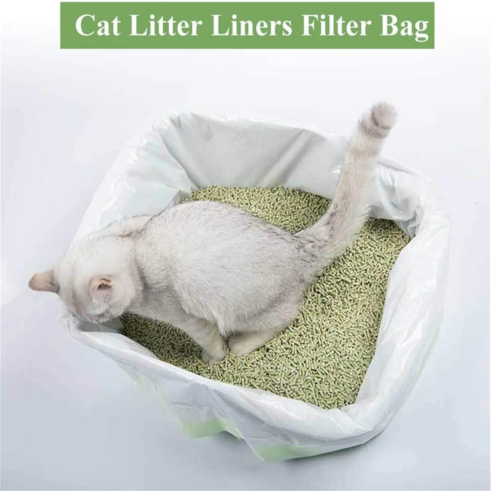 Cat Litter Bag Pet Portable Garbage Bag Pickup Bag Cat Poop Bag Pet Cleaning Practical Cat Toilet Bag Thick Cat Litter Box Bag