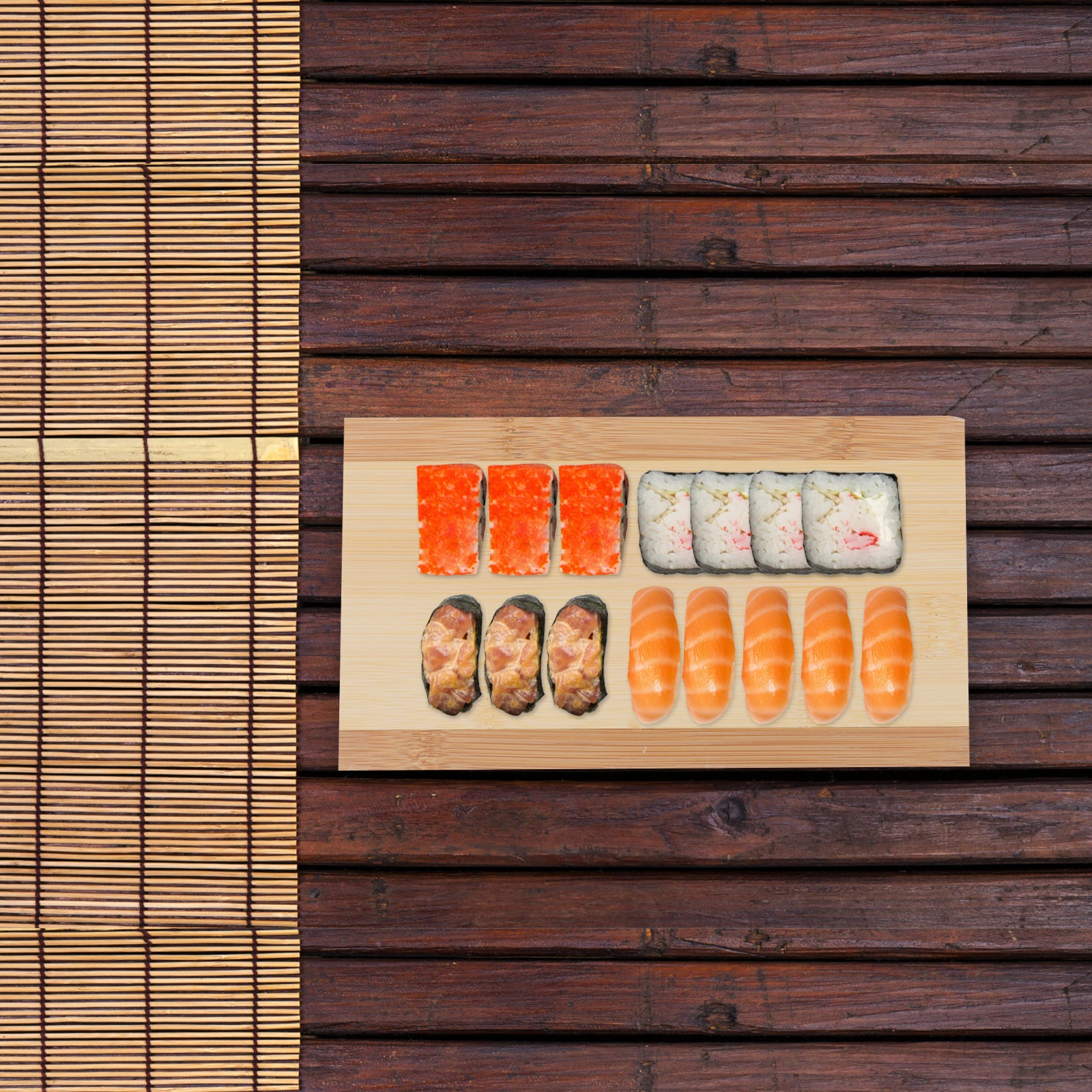 

Wood Sushi Plate Sashimi Dish Decorative Food Serving Tray Restaurant Dessert Storage Japanese Style Seafood Plate Fruit