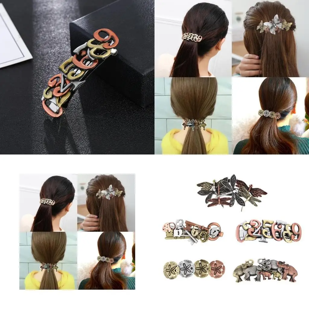 

R1WE готические заколки для волос разной формы, карнавальные заколки в стиле Лолиты для фестиваля, вечеринки, весенние для волос