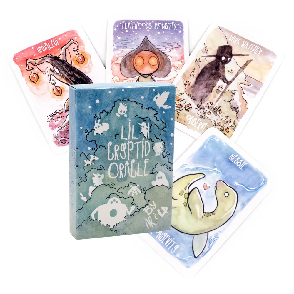 39 بطاقة أوراكل حيوانية صغيرة سرية، بطاقة أوراكل مخلوق صغير سري، LiL Cryptid Oracle #1