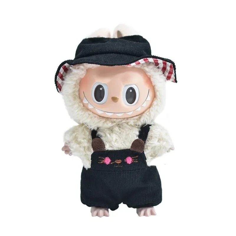 

2025 Trendy Cartoon Rabbit Doll Clothing Set Accessories Sports Fashion Trendy Set Cool Cowboy Clothing Set Clothing for Labubu