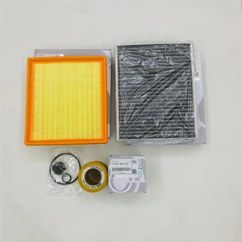 3Pcs For BM F30 LCI 320i 328i xDrive 2.0T Air filter 13718507320 oil filter 11427953125 cabin filter 64119237555