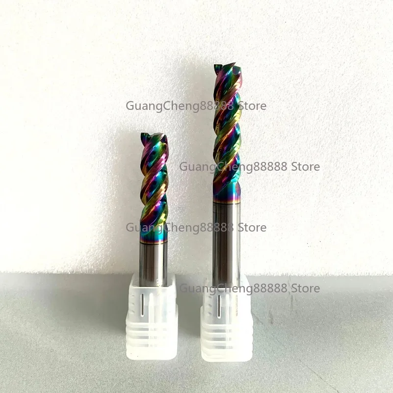 

High-efficiency Colorful Aluminum Knife U-groove Milling Cutter Aluminum Alloy Tungsten Steel Carbide Coating