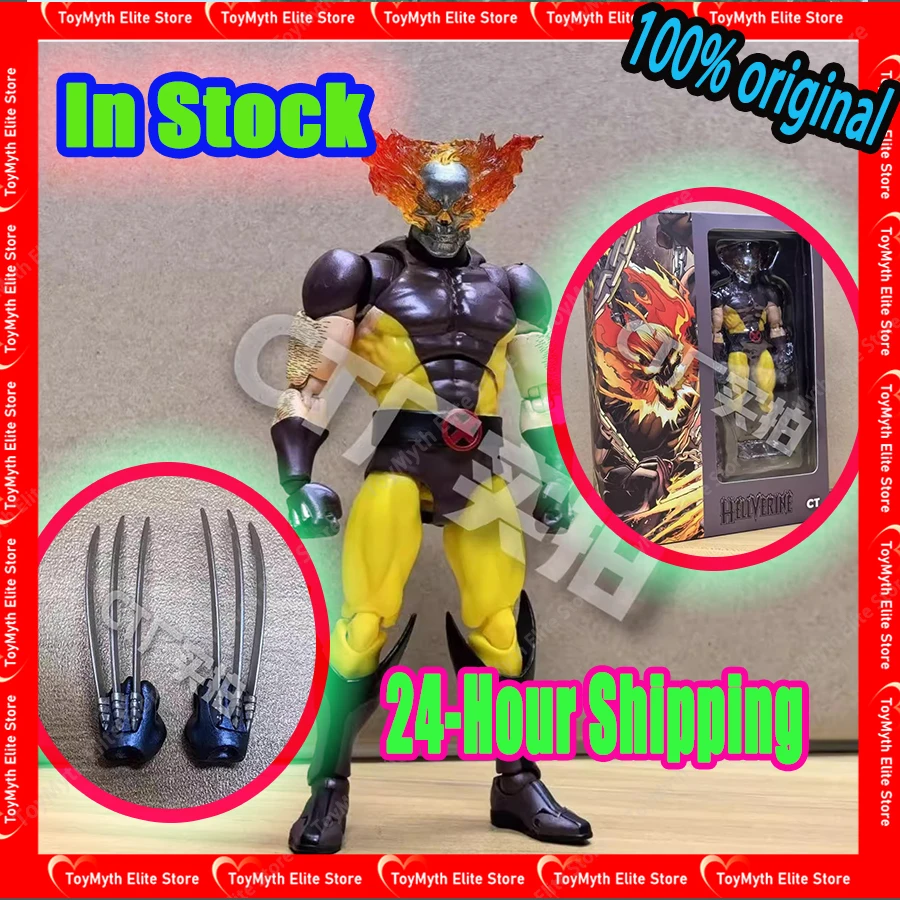 

In Stock 15cm Ct Toys Wolverine Action Figures hellverine 3 Movie Anime Figure Mafex Model Statue Collection Toys