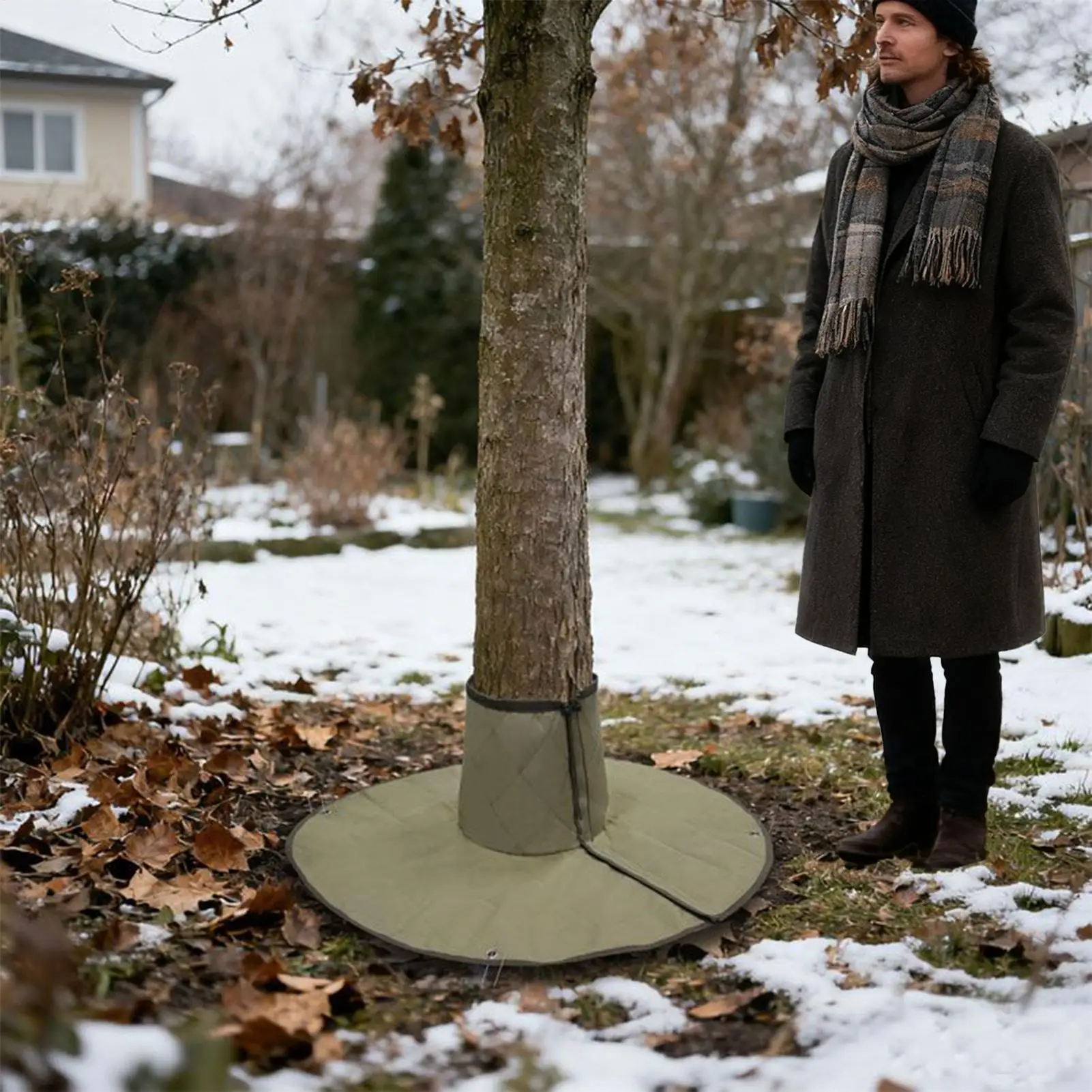 

Plant Covers Freeze Protection Protective Shield Outdoor Palm Tree Root Frost Protection Cover For Snow Ice Rainstorm Frost Care