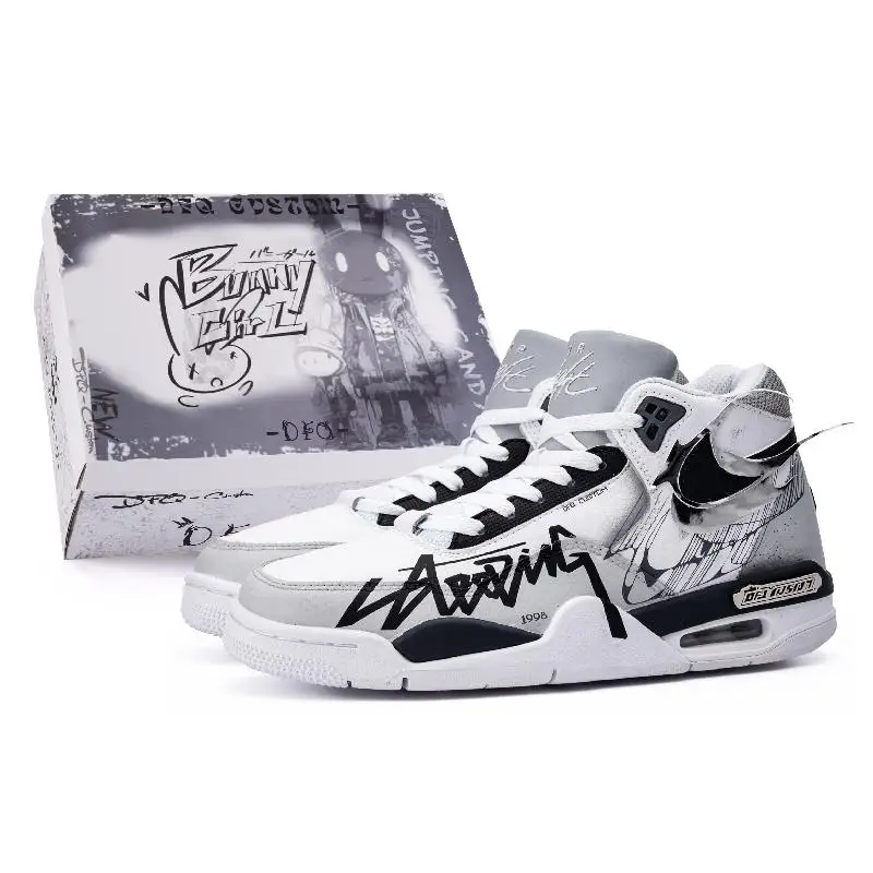 

【Настроить】Nike Flight Legacy Vintage Баскетбольные кроссовки Унисекс Кроссовки BQ4212-101