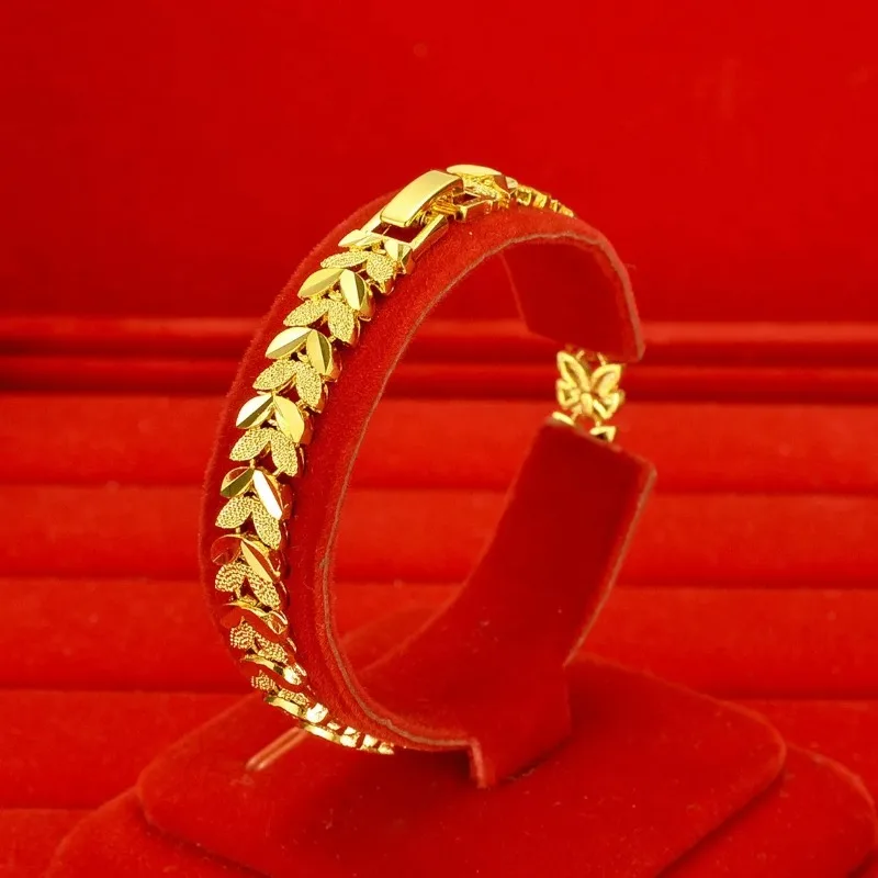Elnar Jewelry Luxury 24K 9999 Pure Gold real gold Women's Watch Deduction Bracelet