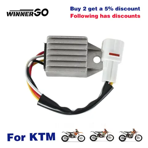 KTM 250 Voltage Regulator Rectifier For KTM 150 250 EXC Racing 450 300 525 XC-G 530 660 EXC-G XC-W EXC-E XC EXC-F XCF-W XC-F 80011034000
