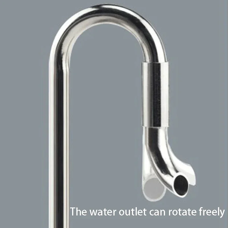 Aquarium Filter Inlet and Outlet Oil Removal Membrane Filter Tube Stainless Steel Tube Fish Tank Filter Cleaning Supplies 12-16M view 5