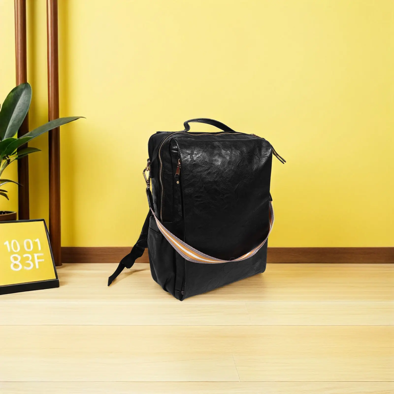 Stylish Multi-Functional Laptop Backpack for Women Lightweight Slim Computer Backpack for Work Travel College Business Daily Use