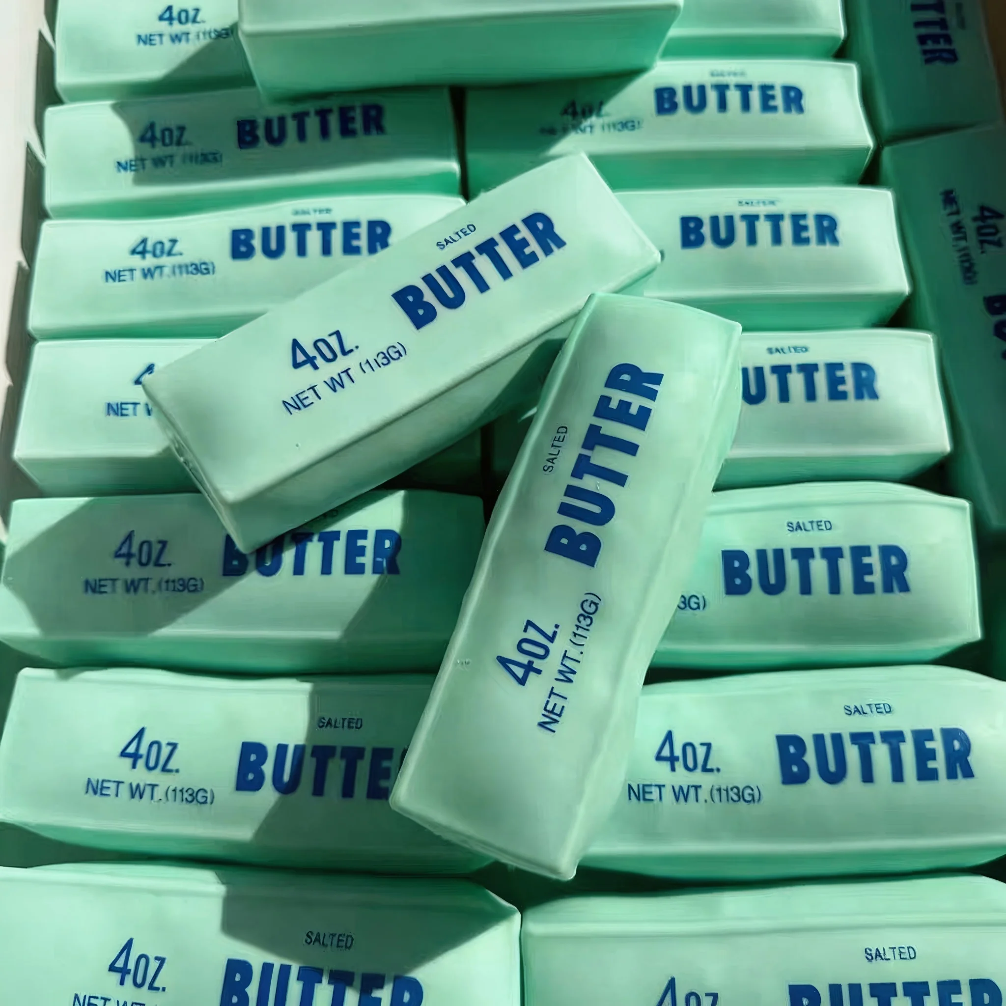 Simulation Butter Stick Squeeze Fidget Toy Crunchy Bead‑Filled ASMR Sensory Toy Slow Rebound Stress Relief Decompression Toy