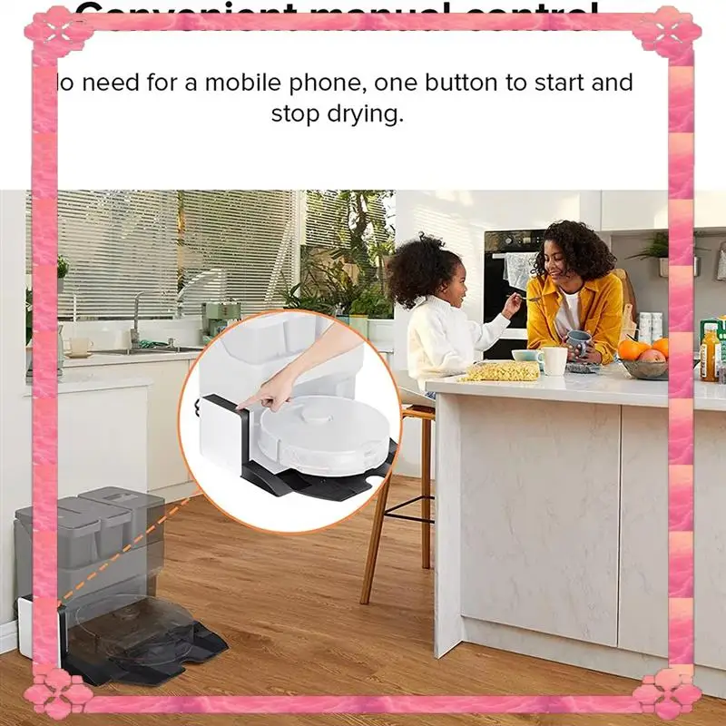 24-Hour Delivery For Roborock S7 Maxv Ultra Smart Dryer Module Spare Parts Mop Drying Accessories US Plug