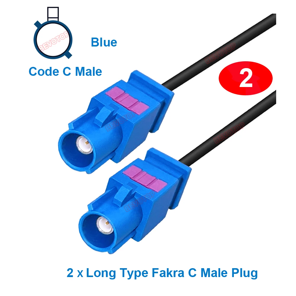 C타입 파크라 점퍼 블루 파크라 C 남성 여성 RG174 케이블, GPS 안테나 익스텐션 코드, RF 동축 피그테일, BEVOTOP 도매, 10 개