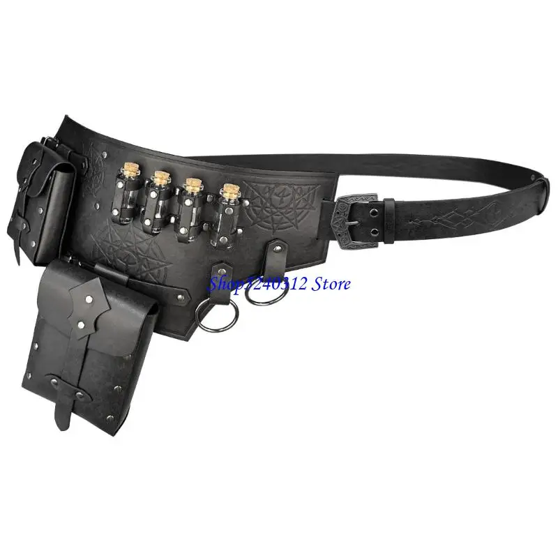 634C Renaissances Vikinges Costume Akcesorium, średniowieczny piracki mikstur