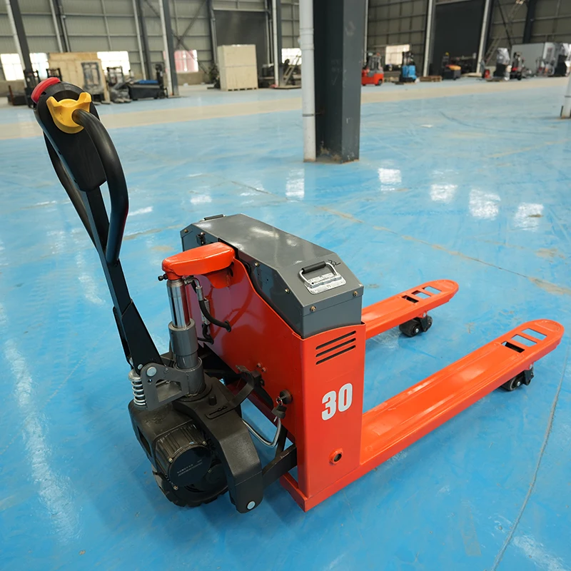 1.5 Tons Electric Stacker Truck 3 Tons Capacity with Lifting Heights 3 4 5 Meters Pallet Type Small Electric Forklift Truck