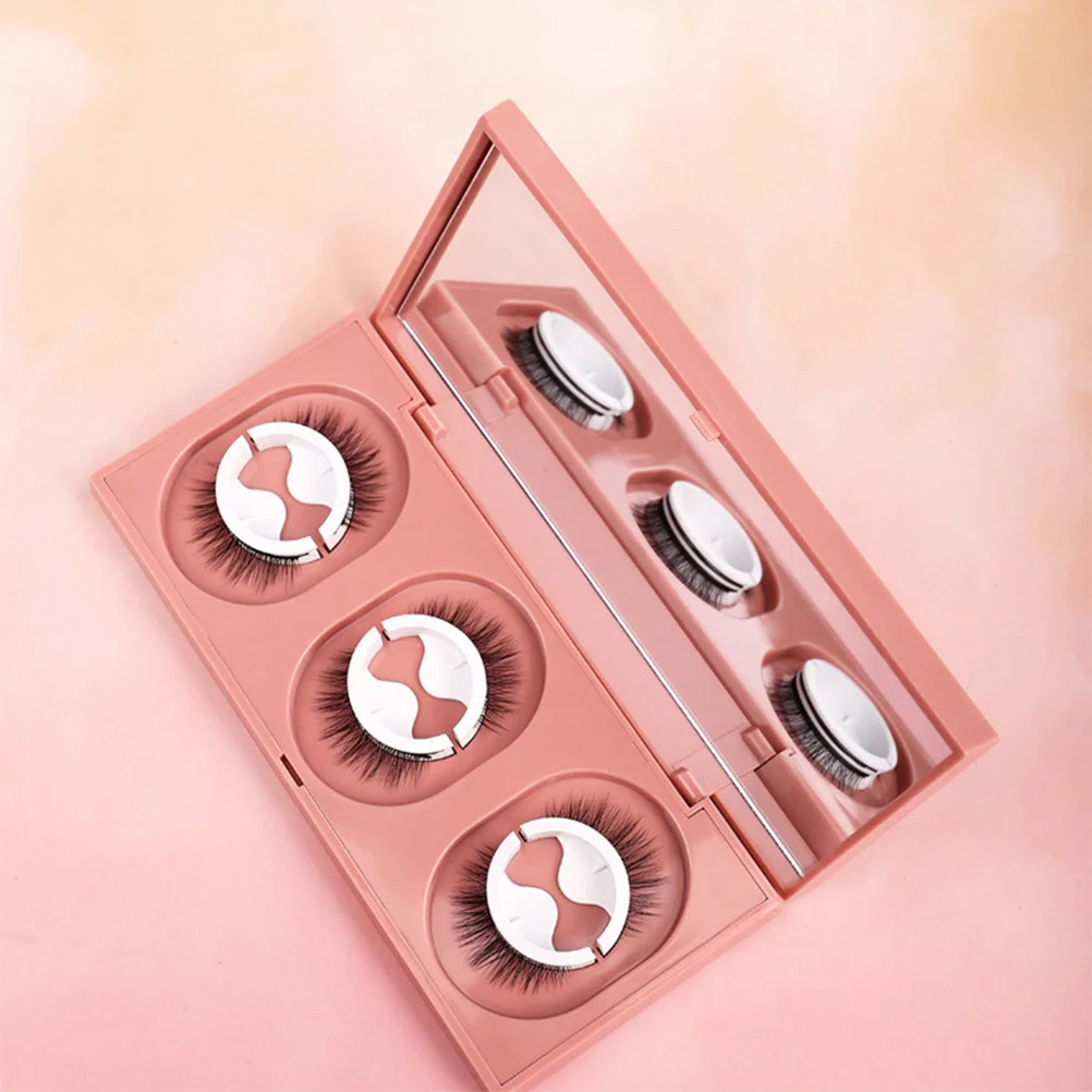 Self Stick Eyelashes Natural Look Wispy False Lashes Reusable Volume Enhancing Eye Lash Extensions For Day Night Makeup