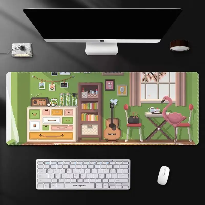 Art Table Mouse Carpet Setup Gamer Accessories Pad on The Table Laptop Anime Mouse Mats Kawaii Gaming Keyboard Pad Rug Desk Mat