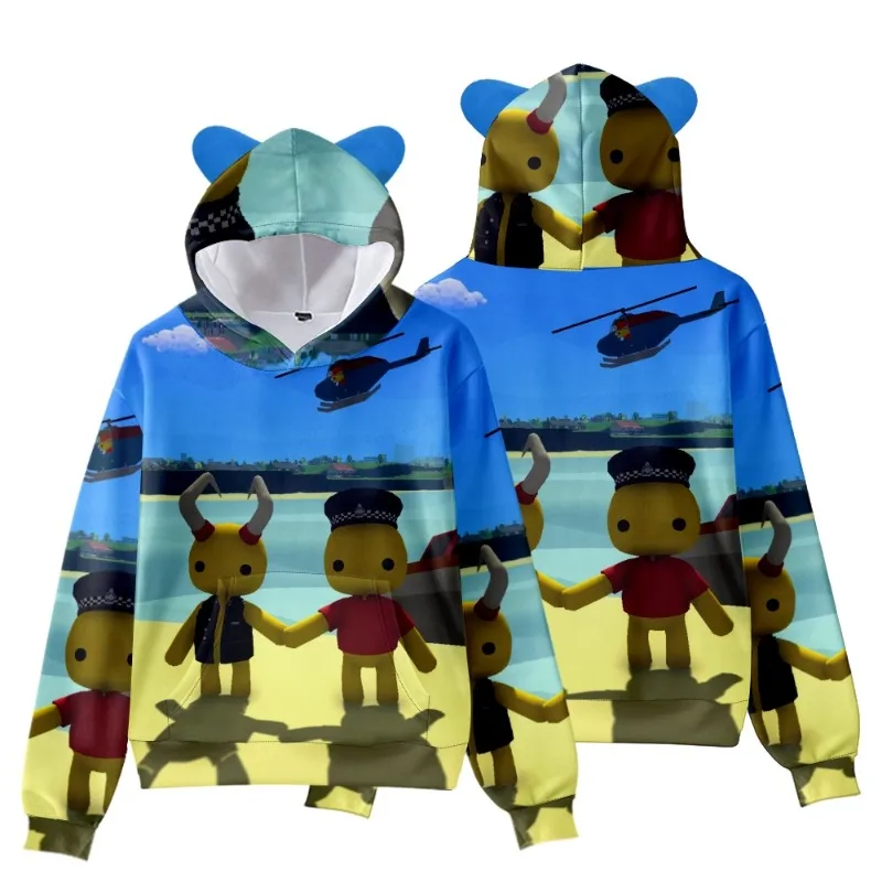 3D New Printing Gam Wobbly Life Figure Fashion Hoodie Printed Casual Clothing Cute Spring Autumn Hoodie Boys Girls Sweatshirt