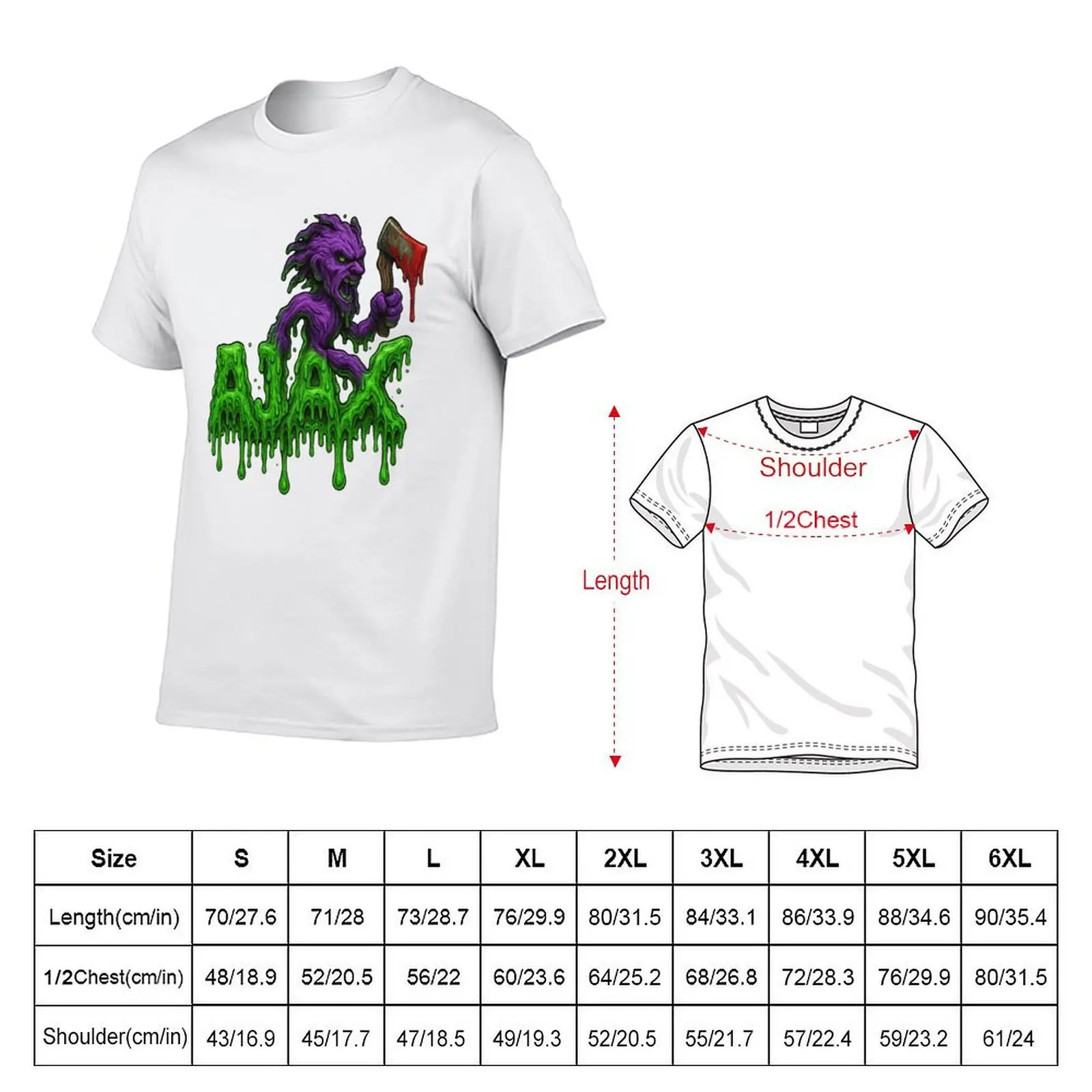 Ajax Logo T-Shirt t shirt man cotton essential t shirt T-Shirt