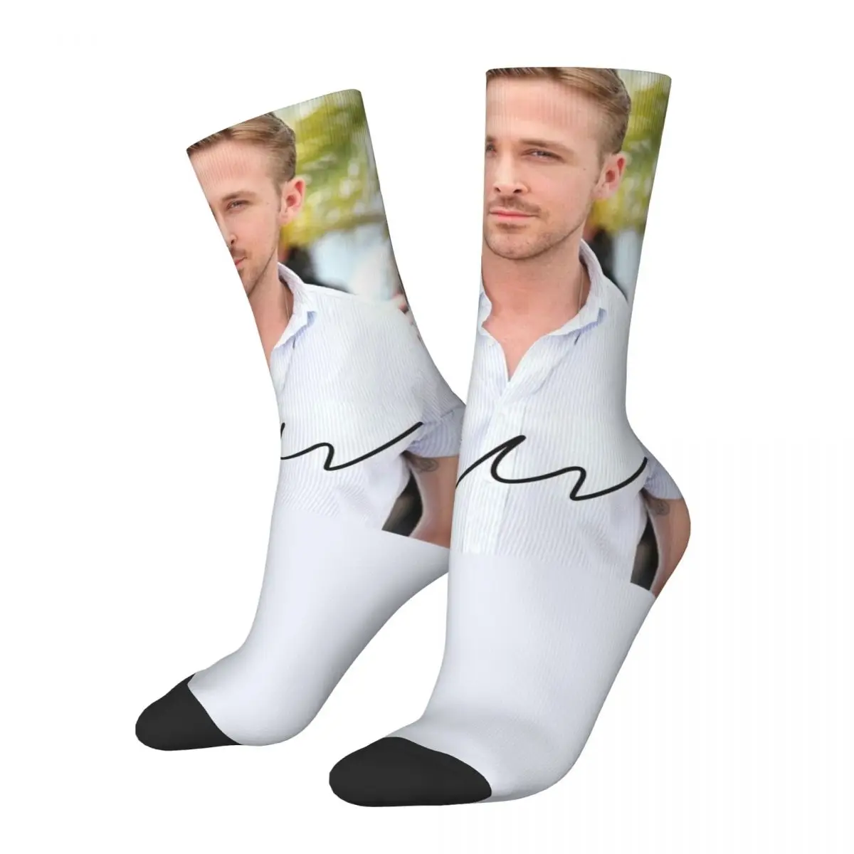 Ryan Gosling Gift Crew Socks Accessories for Women Breathable Dress Socks