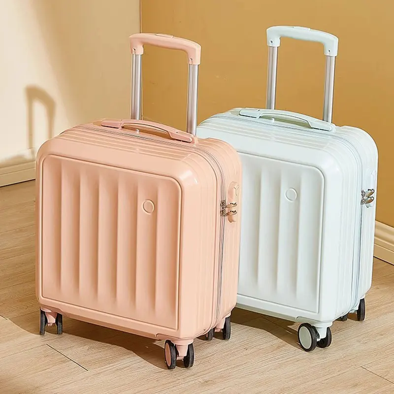 18'' 20'' inch Carry on Suitcase Men and Women Lightweight Aircraft Mini Luggage Zipper Boarding Cabin Trolley Case