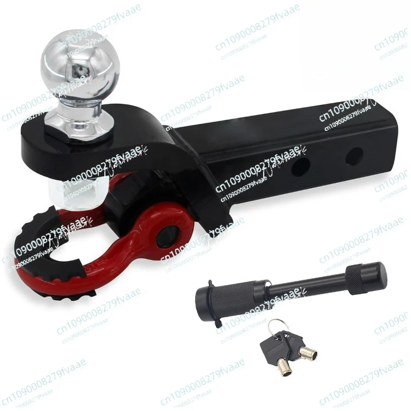 Welded square tube trailer hook with tongue off-road vehicle modified  arm