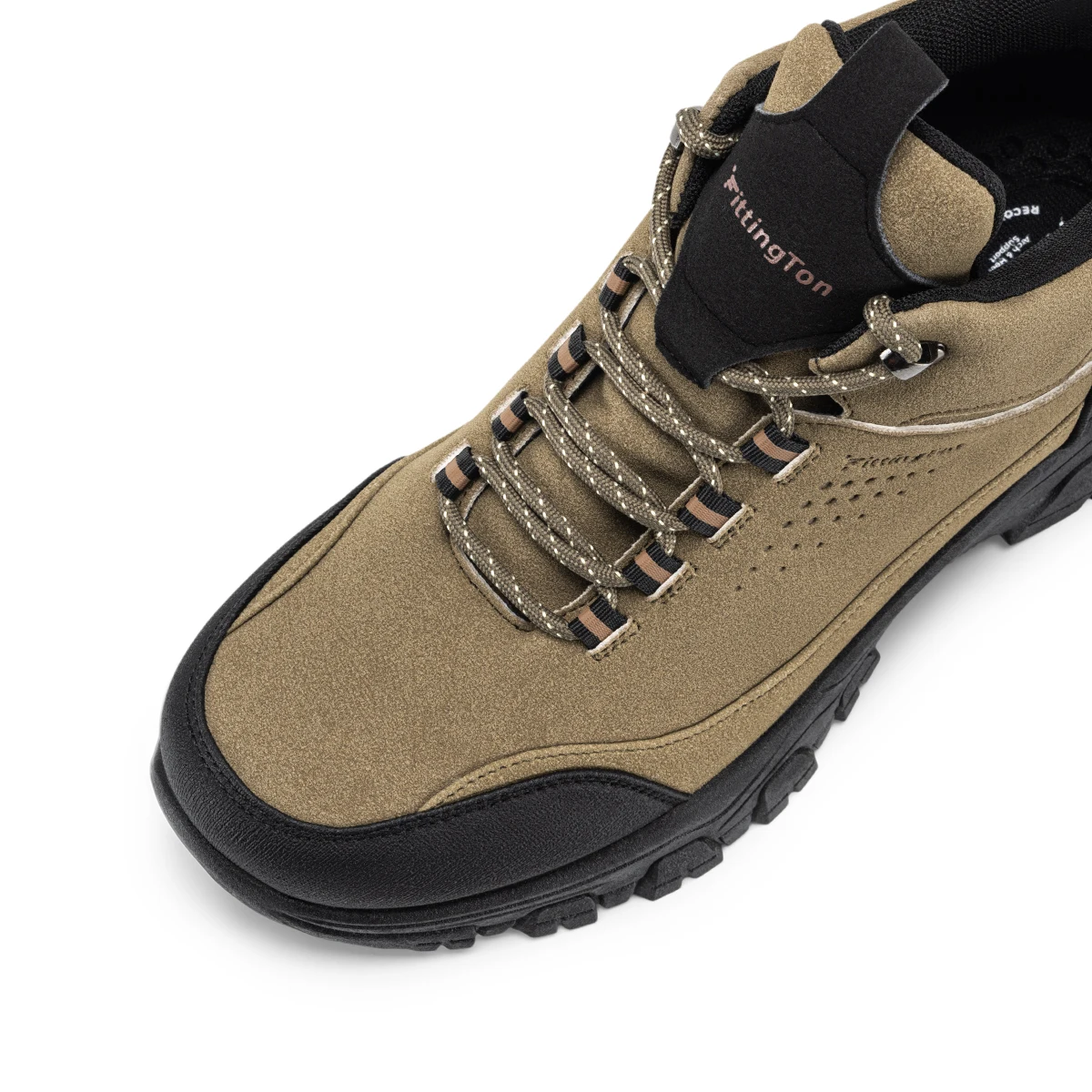 Fittington Men's Hiking Boots Outdoor Water-resistant Mid-top Trekking Boot Autumn Winter Casual Comfort Hiking Shoes for Men