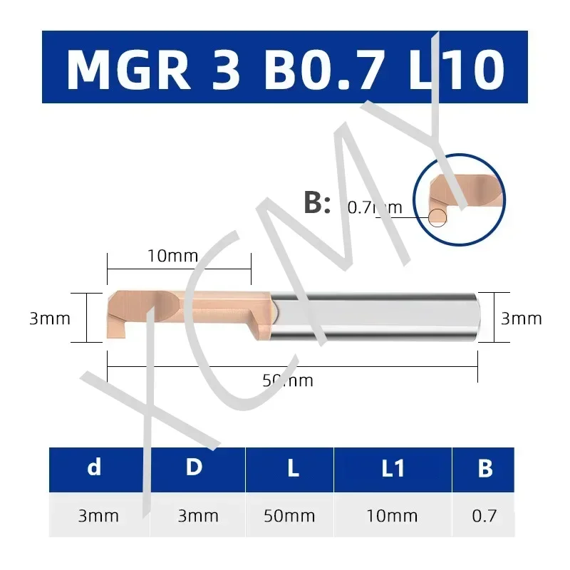 MGR Boring tool Miniature Grooving Cutter Integral Carbide Internal Tools CNC Super Seismic Small hole Turning Lathe Tools Bar image 3