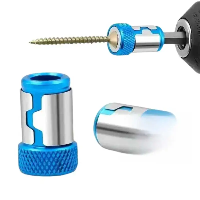 1PCS Magnetic Bit Holder Alloy Electric Magnetic Ring Screwdriver Bit Head Holder Anti Corrosion Magnetizer for Phillip Bit