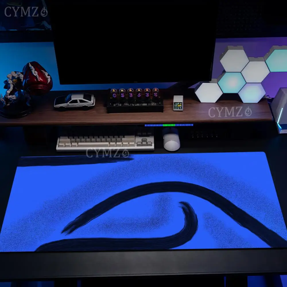 

Desktop aesthetic illustration Mouse Pad Desk Mat with Stitched Edge Rubber anti-slip Durable pc accessories Gaming mat maus pad