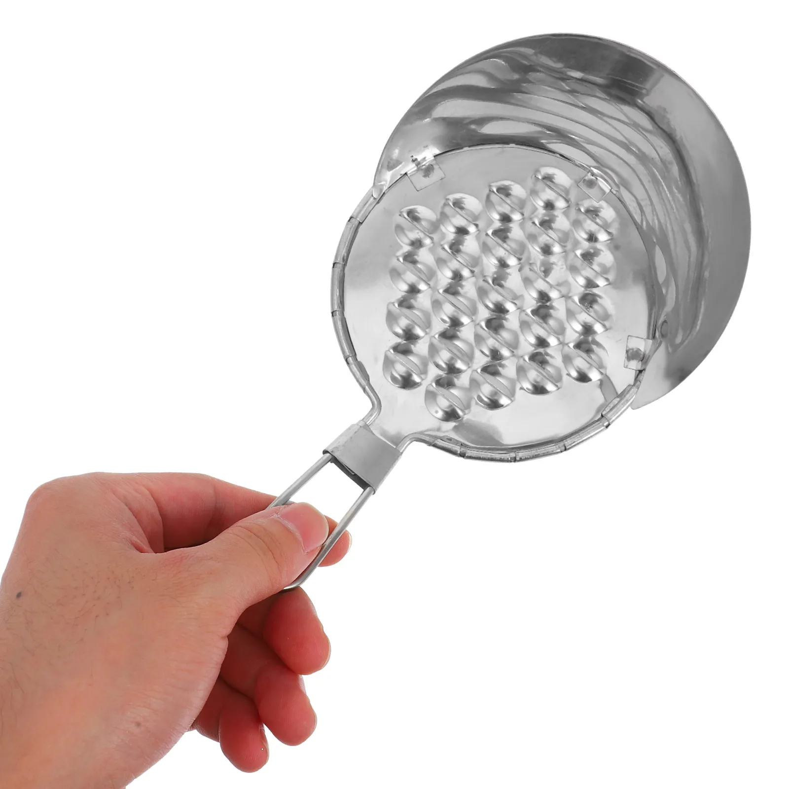 2Pcs Multi Functional Stainless Steel Kitchen Scraper for Bean Jelly Cold Noodles Butter Cheese Spaetzle Press Food Slicing
