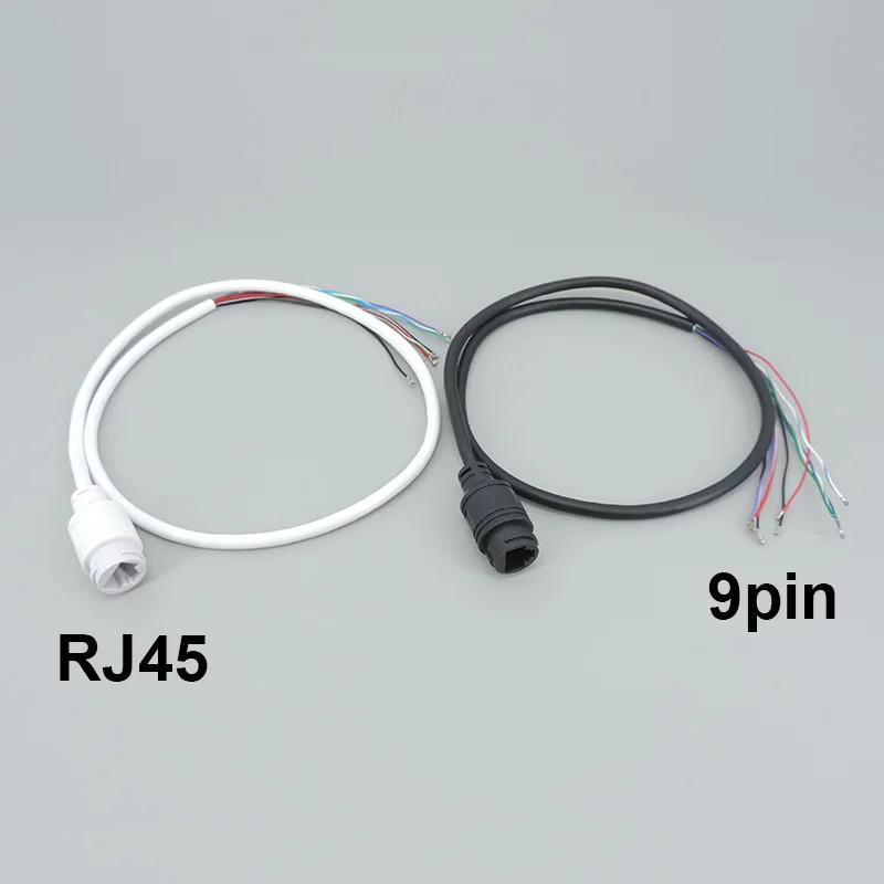 15V 9pin 9 core RJ45 Network Cable POE Network Port wire power single-ended POE cable for IP Camera CCTv Monitoring