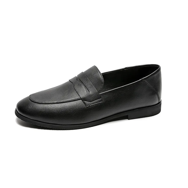 EOENKKY 2024 New Big Size Men Loafers Real Leather Shoe Fashion Men Boat Shoe Brand Men Casual Leather Shoes Male Flat Shoes