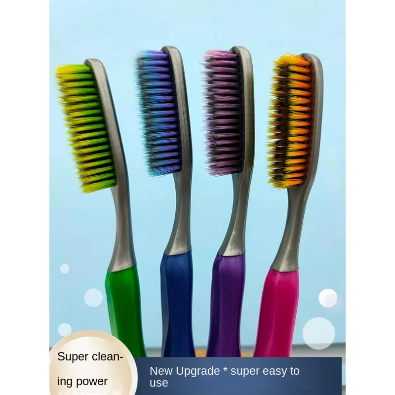 Stock large brush head toothbrush soft bristle family pack home adult extended interdental brush big head Big Mac exclusive