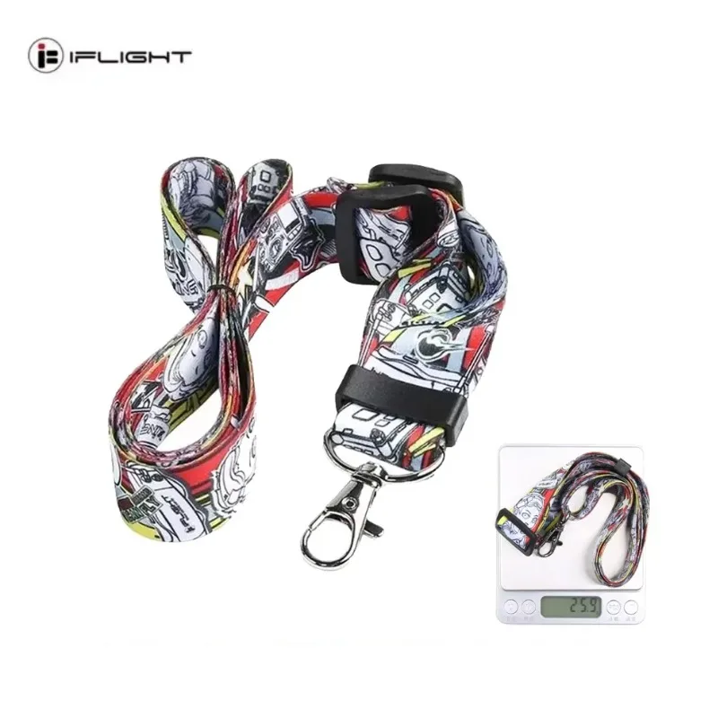 

NEW iFlight Adjustable Neck Strap 25x500mm for FPV Drone Transmitter / RC Remote Controller, Ergonomic Shoulder Belt