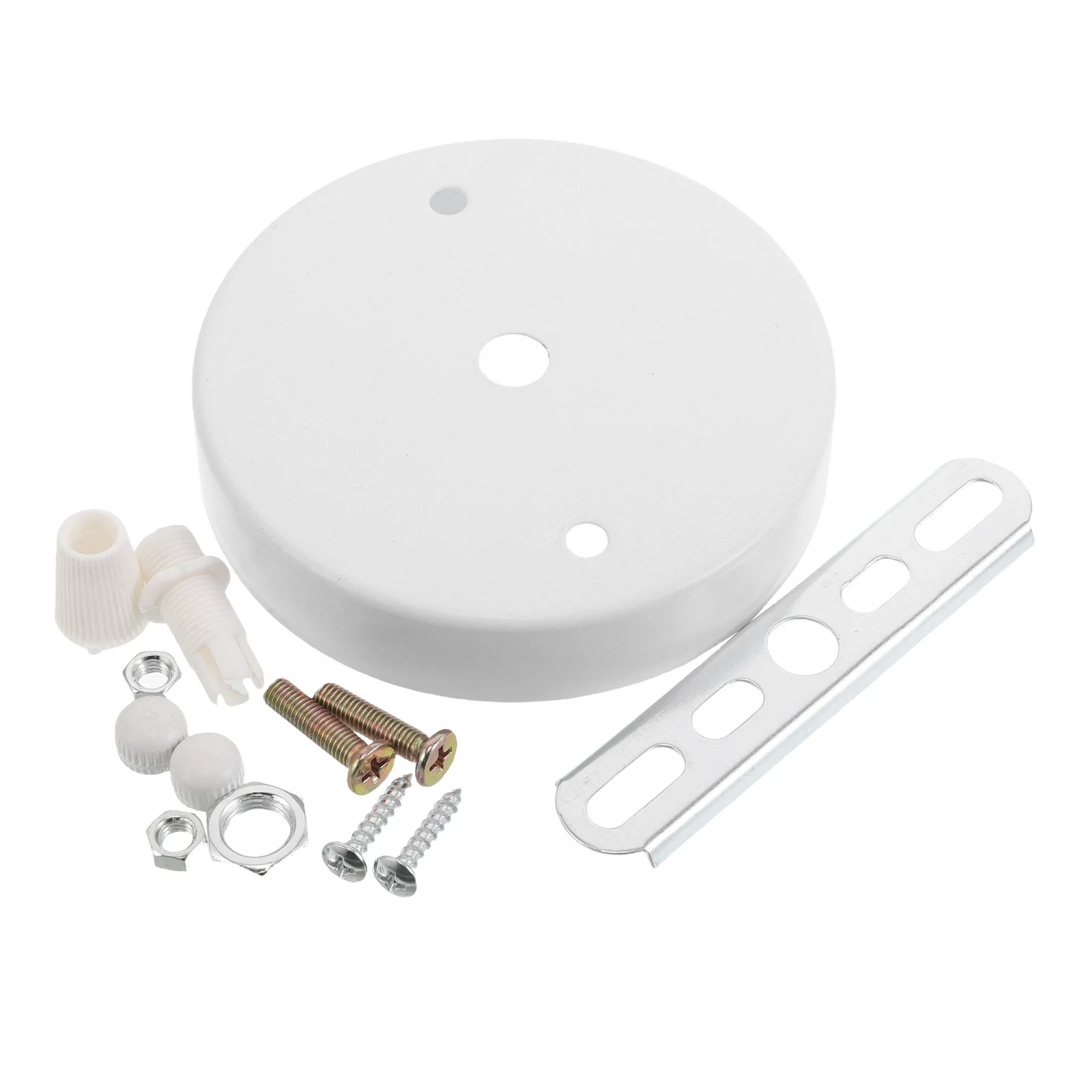 

DIY Pendant Light Canopy Round Edge Ceiling Mounting Plate Chandelier Decorative Light Fitting Parts Kit Ceiling Plate