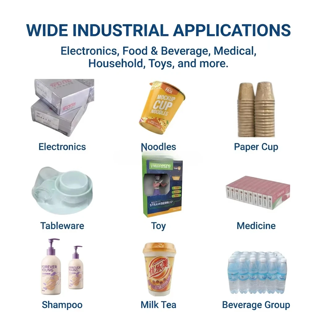 Automatic L-type sealing machine and heat shrinkable tunnel machine, heat shrinkable packaging machine for school books, catalog