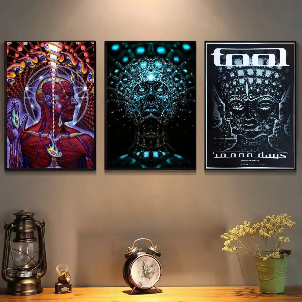 Singer Tool Band 10000 Days Music Album Poster HD art sticky wall waterproof home living room bedroom bar aesthetic decoration