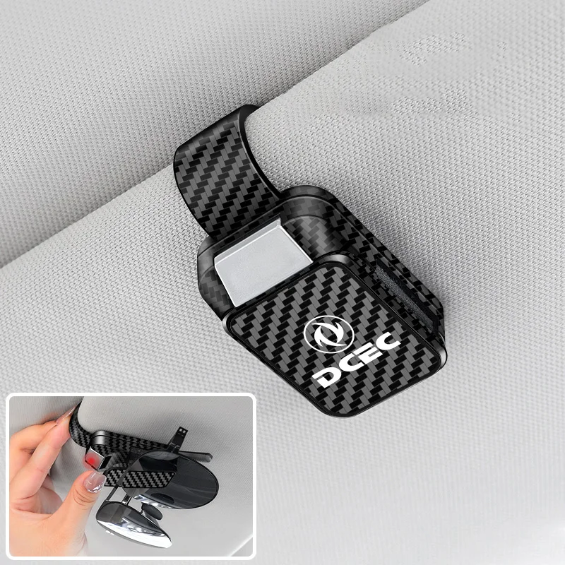 

Car Sun Visor Glasses Holder Sunglasses Case Eyeglasses Clip For Dongfeng Fengguang DFSK Glory 580 560 500 Fengon Aeolus AX7