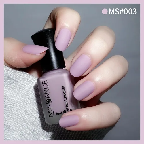 Imagen 1 del producto ル Kedahル 6ml Esmalte de uñas con efecto mate de secado rápido Despeel-off Diferentes colores Esmalte de uñas Arte de uñas Diseño DIY лак для Jahгт