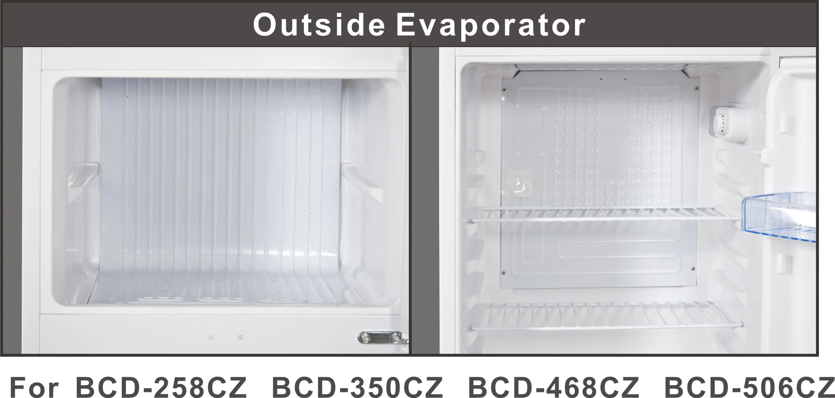 Double Door Top-Mounted Refrigerator Fridge Freezer with Compressor Refrigerator Price