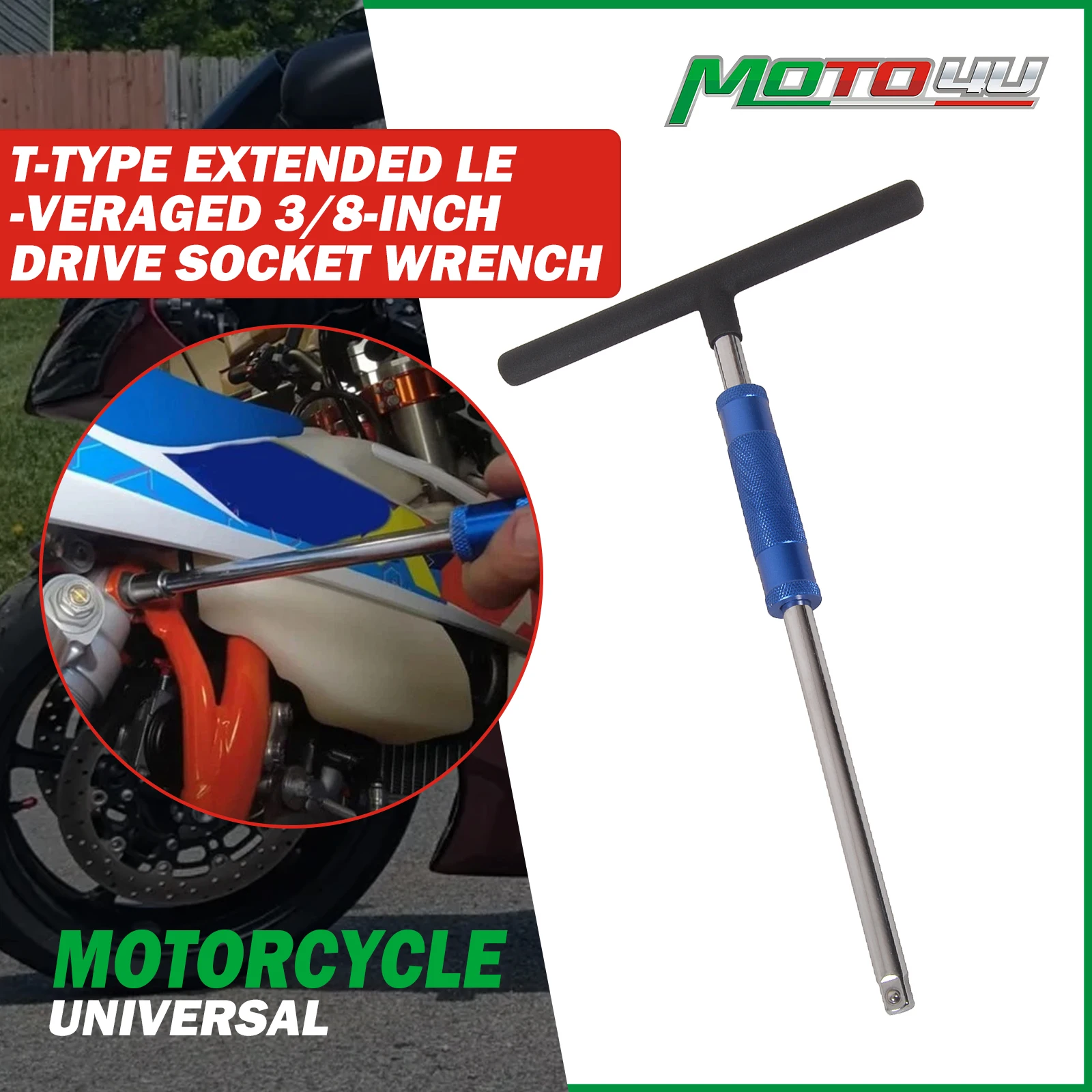 

Универсальный Т-образный Расширенный шариковый торцевой ключ 3/8 дюйма, шестигранный торцевой ключ, торцевой удлинитель, инструменты для мотоцикла